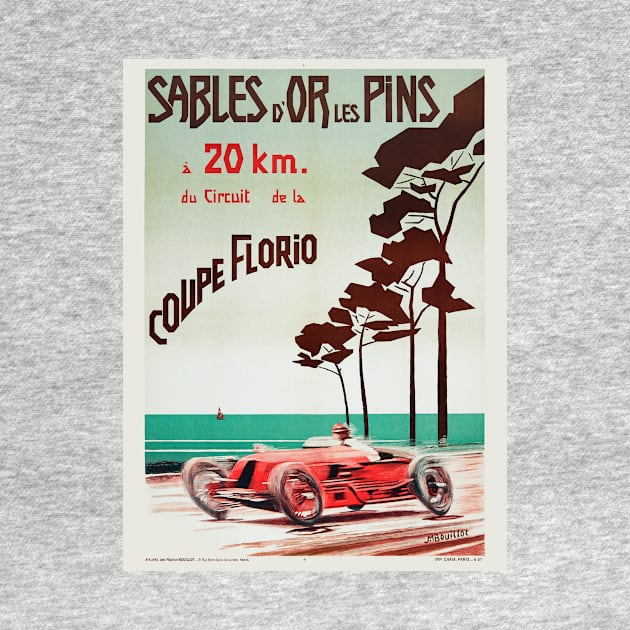 Sables-d'Or-les-Pins France Vintage Poster 1927 by vintagetreasure